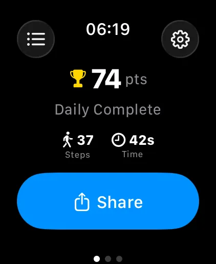 Watch maze completion